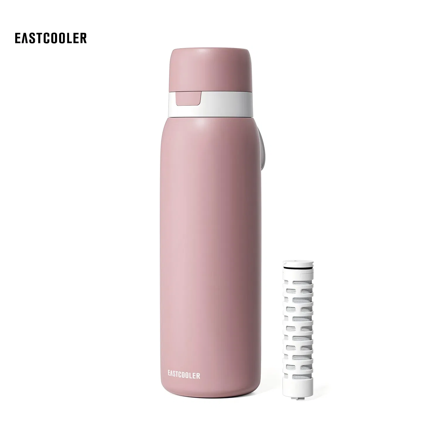 Eastcooler Portable Water Filter Bottle with 2-Month Lifespan