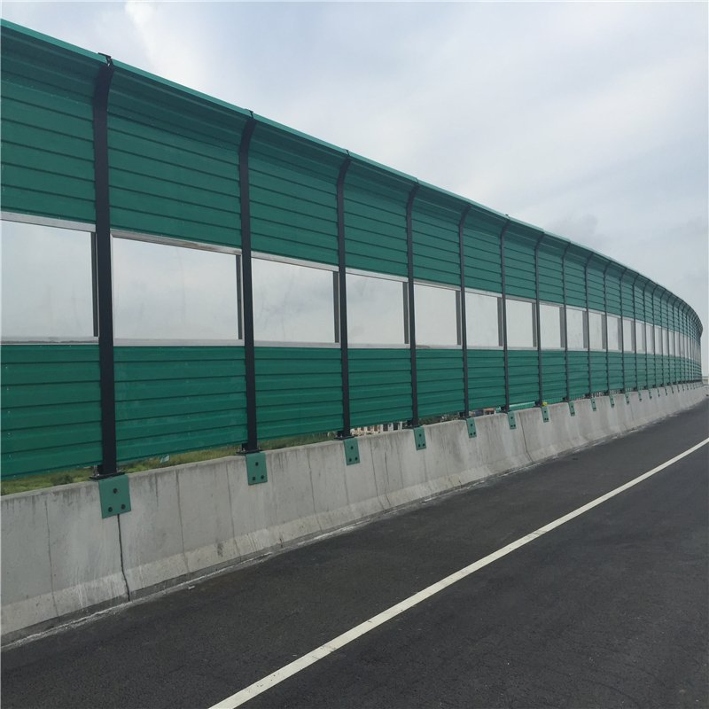Supply of Metal Sound Barriers for Noise Pollution Protection Along Railway Lines