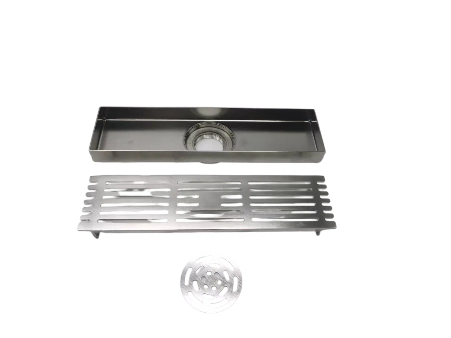 Contemporary Balconies Trough with Stylish Sink Drain in Heavy-Duty Odorless Drain Channel for Home and Commercial Use