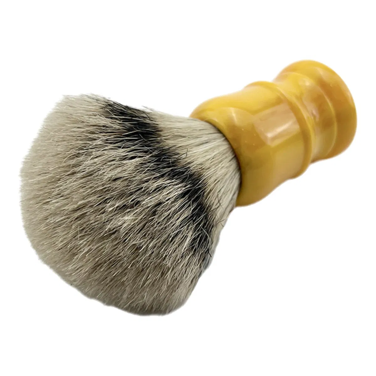 Custom Professional Beard Grooming Brush Soft Nylon Anti-Static Shaving Brush