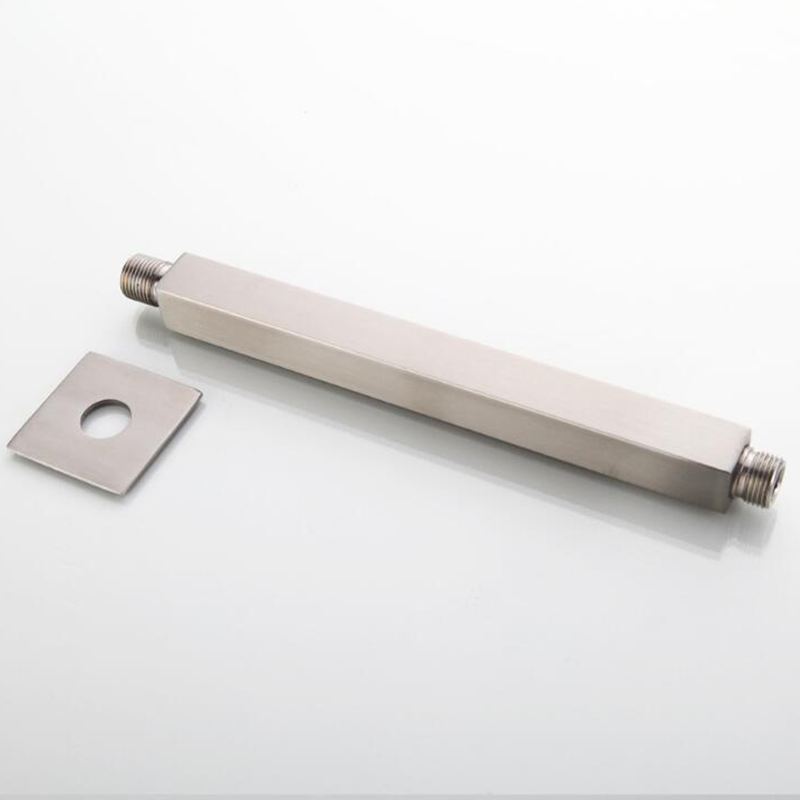 Factory Stainless Steel Shower Arms Chrome Adjustable Rain Shower Head Arm Hose