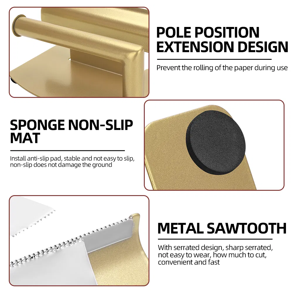 Salon Gold Color Tin Foil Cutter Plastic Wrap Convenient Fast Film Cutting Machine