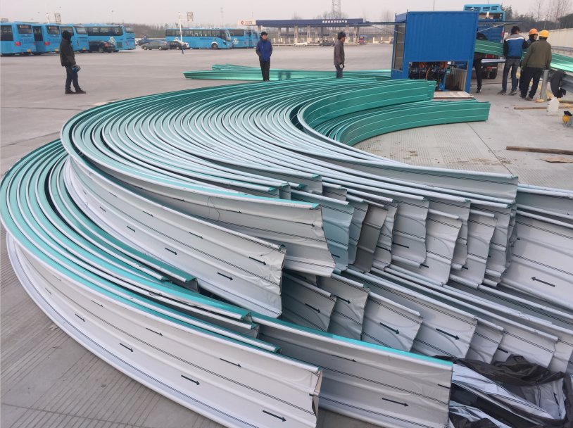 Metal Building Material Aluminum Standing Seam Roof FM Approvals Rib 65 mm