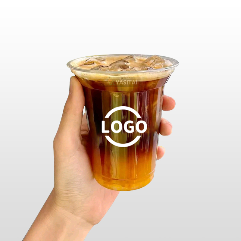 Пластиковые стаканы для Bubble Tea 12/16/20 унций