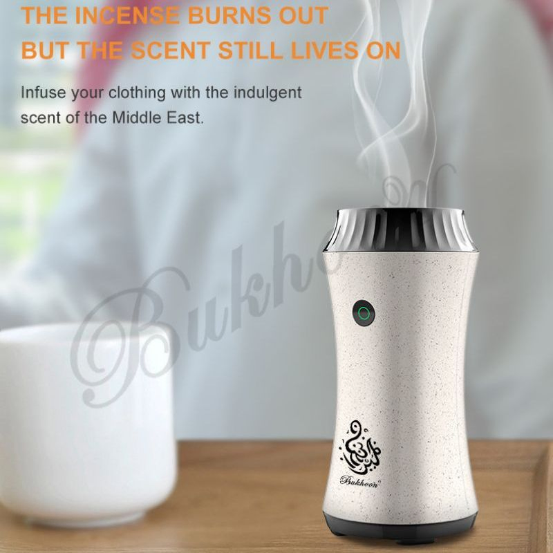 Electric Car Bukhoor Incense Burner USB Type-C Censer Slim Shape Incense Burner