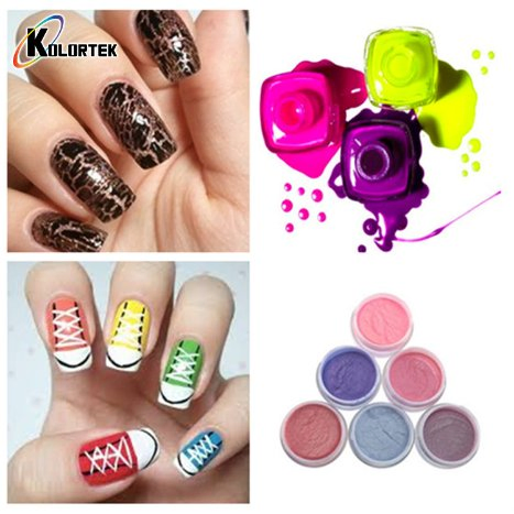 Watercolors Nail Enamel Pearl Pigments