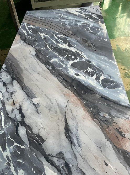 3mm*1220mm*2440mm Interior Decoration PVC Marble Wall Panel & PVC Board UV Marble Sheet