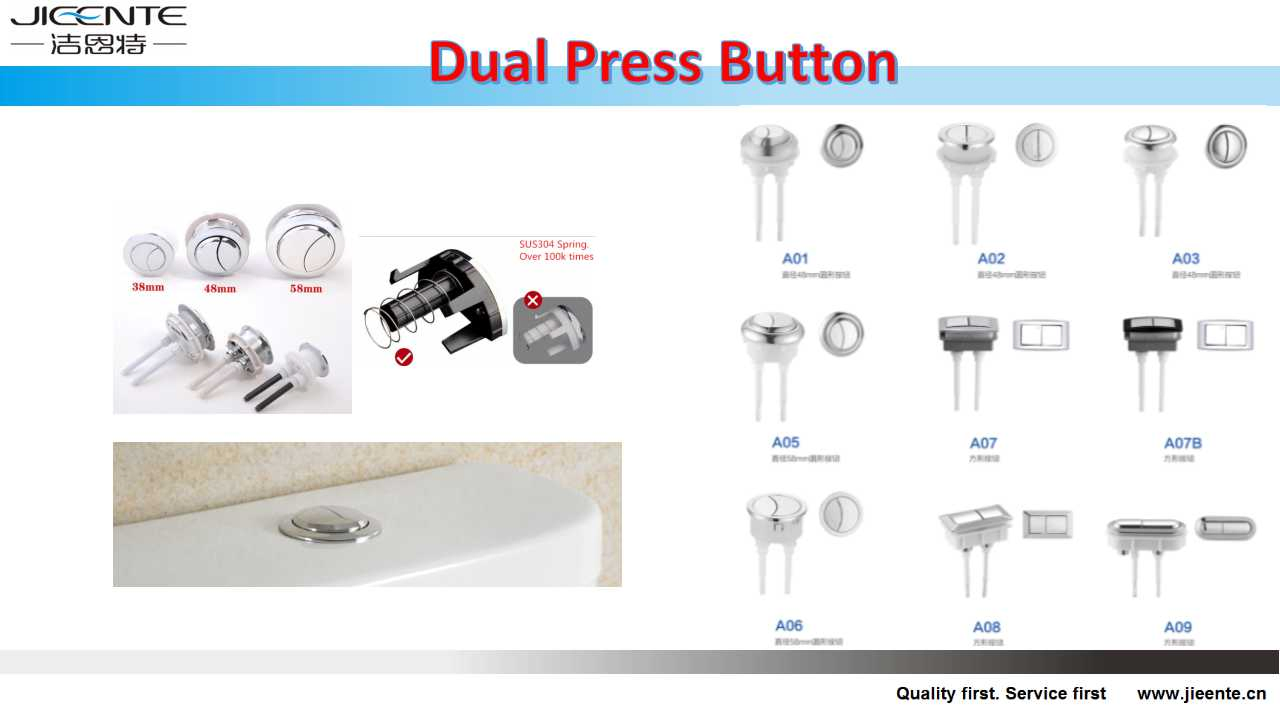 A08 Toilet Flush Button