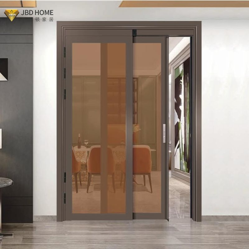 Balcony Indoor Folding Pd Sliding Swing Double Glass Bathroom Aluminum PT Door