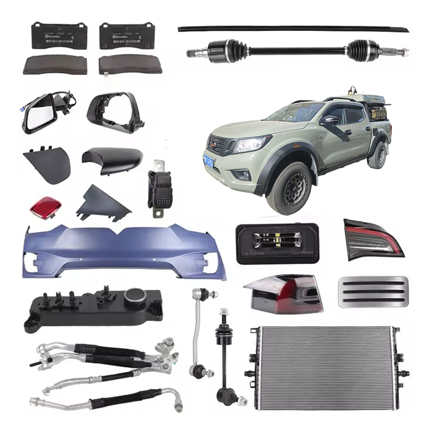 Полный комплект обвеса для Nissan Navara