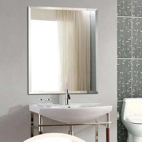 Rectangle Decorative Frameless Wall Mirror