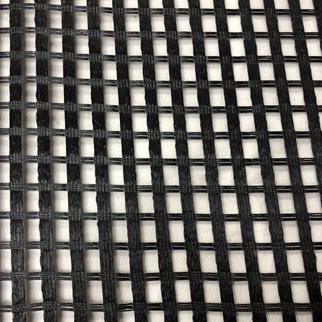 Reinforcement Retaining Wall Used Pet Geogrid Warp Knitting Polyester Geogrid