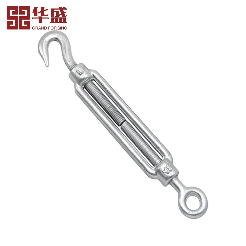 Drop Forged Galvanized Steel Wire Rope Turnbuckle