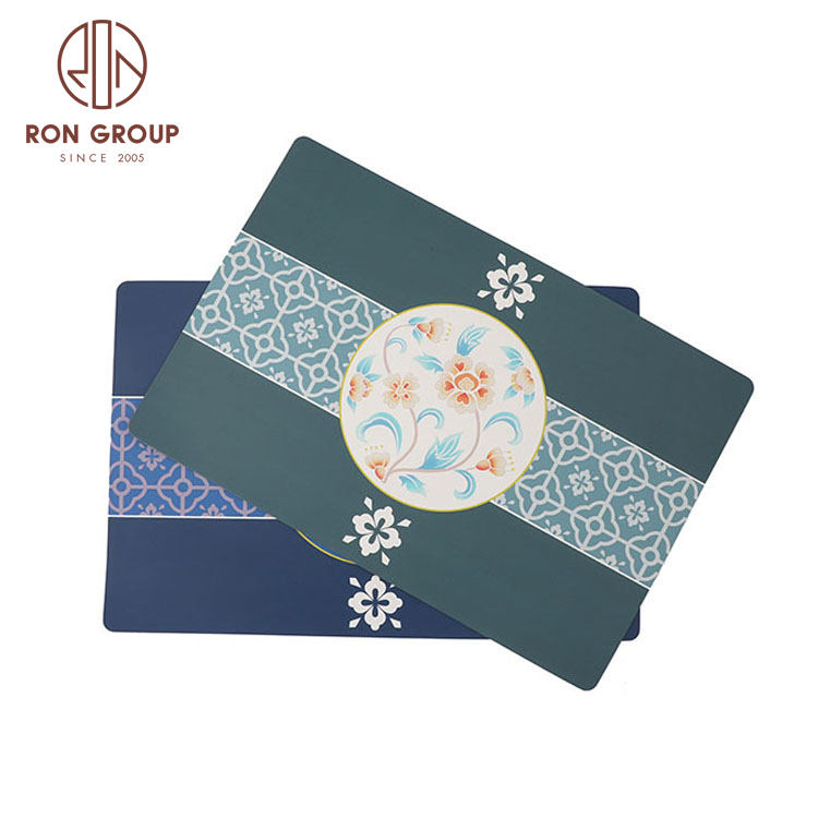 PVC Dining Round Waterproof Restaurant Events Tableware Table Mat