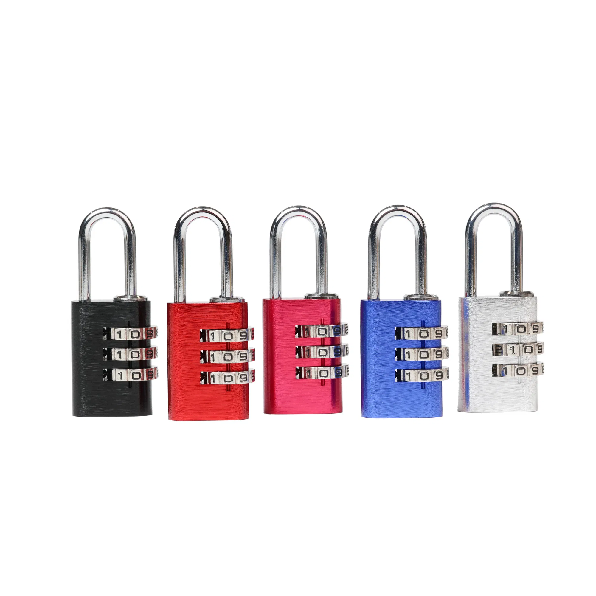 Combination 3 Candado Digital Password Aluminum Keyless Pad Lock Padlock with Harden Shackle