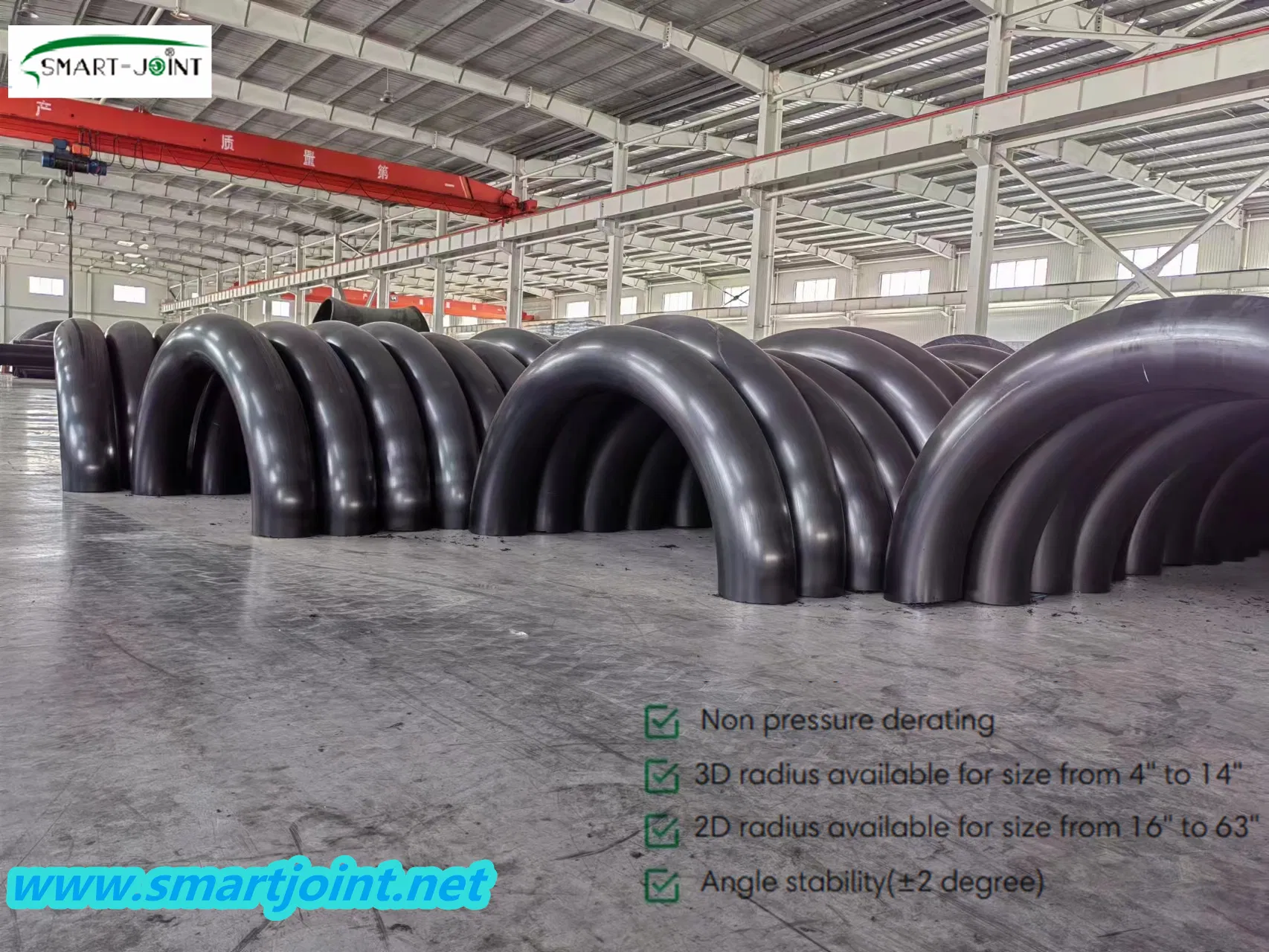 Smart Joint HDPE Large Size Elbow