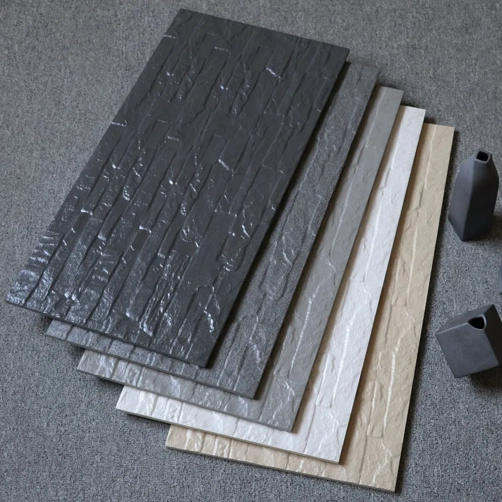 Rough Matte Surface Exterior Wall Tiles Building 300X600 Stone Marble Designs