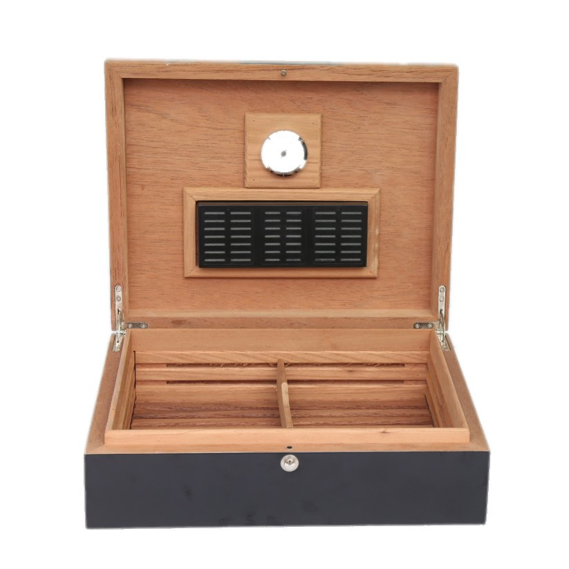 Black Matt New Style Cigar Pacakging Boxes Cigar Collection Box