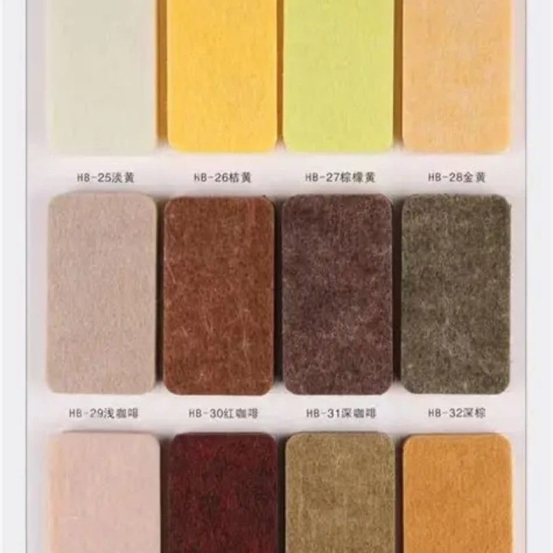 24mm Pet Felt Acoustic Sound Absorbing Panel Thermal Insulation Decorative Wall Board for Interior Design