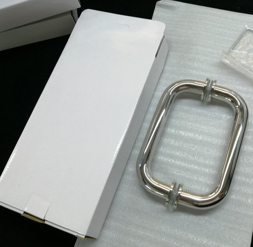 Crl Polished Chrome 6" Bm Series Tubular Back-to-Back Pull Handle