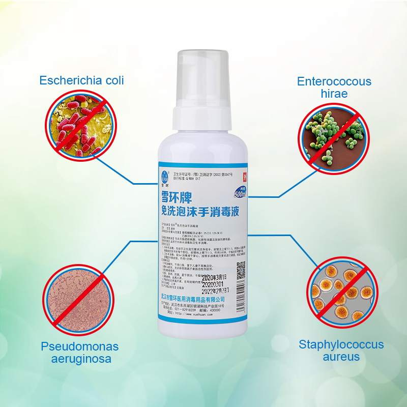Antiseptic Instant Rinse Free Alcohol Foaming Hand Sanitizer