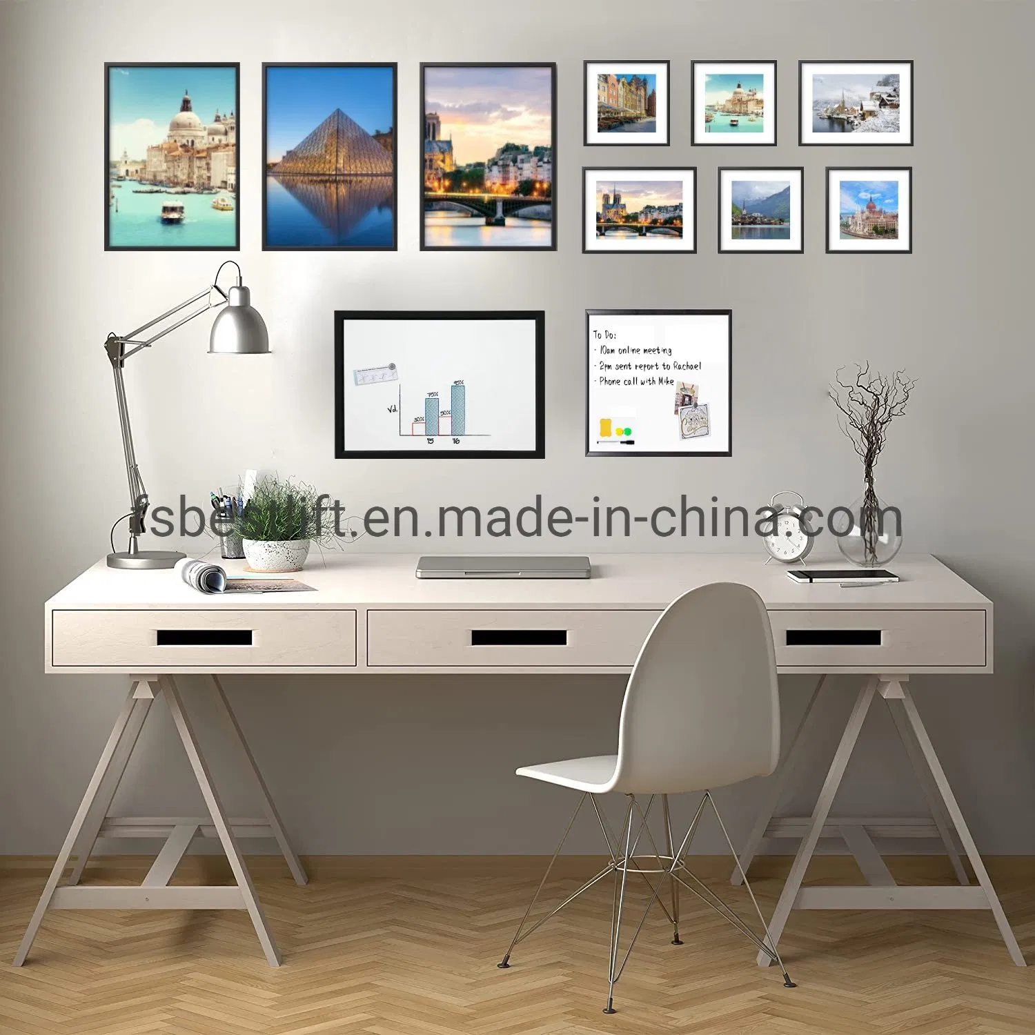 Hot Sale 8X8 Inch Restickable Photo Frame Mixtiles Wall Mounted Customized Picture Frame