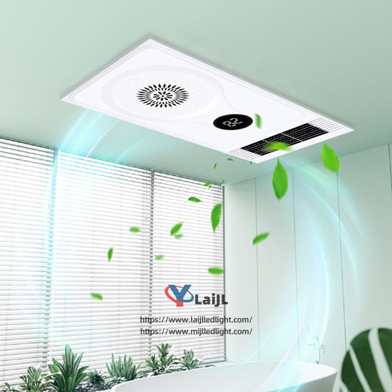 Versatile SAA Ceiling Bathroom Heater, Portable Electric PTC Design