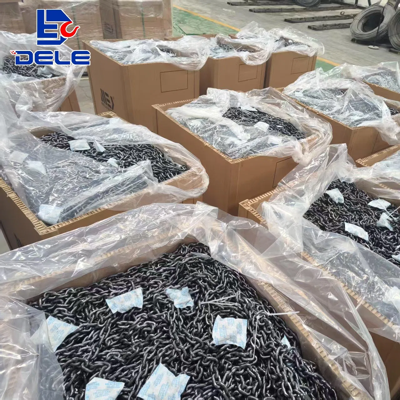 Grade 80-100 3mm-30 mm Alloy Steel Chain Hoist Lifting Chain Link Chain