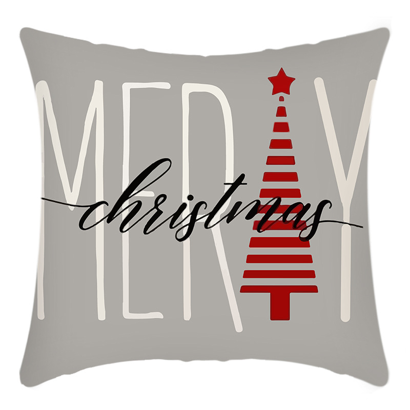 Hot Sale Deer Snow Man Home Sofa Cushion Cover New Christmas Pillow