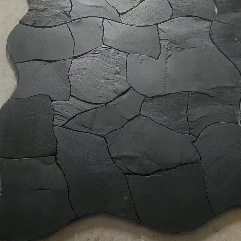 Natural Slate Irregular Flagstone Paving Tile Stone Crazy Paver Floor Paving
