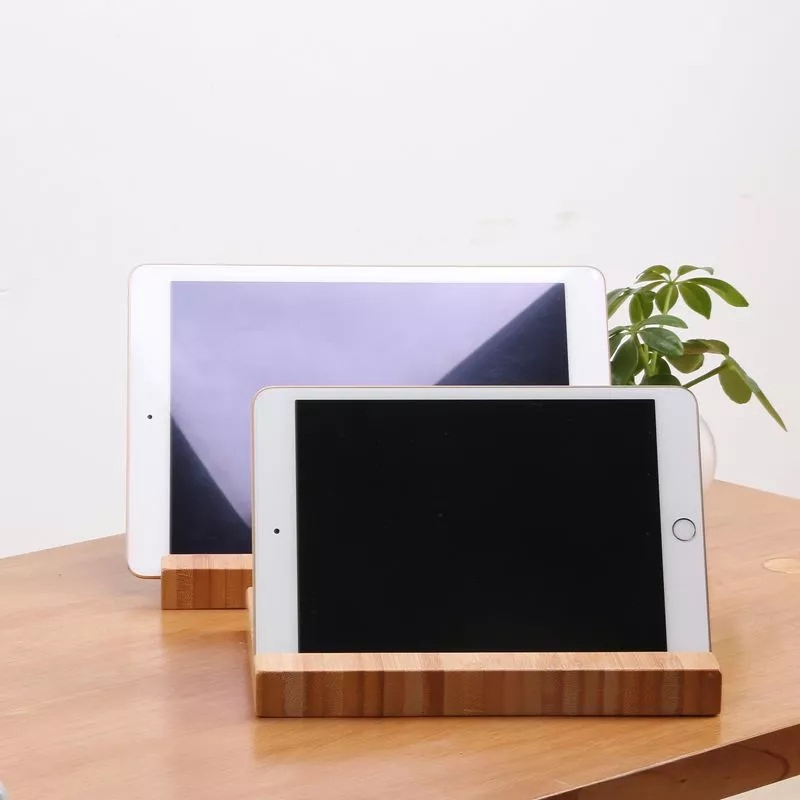 Amazon Supplier Bamboo Wooden Tablet Stand