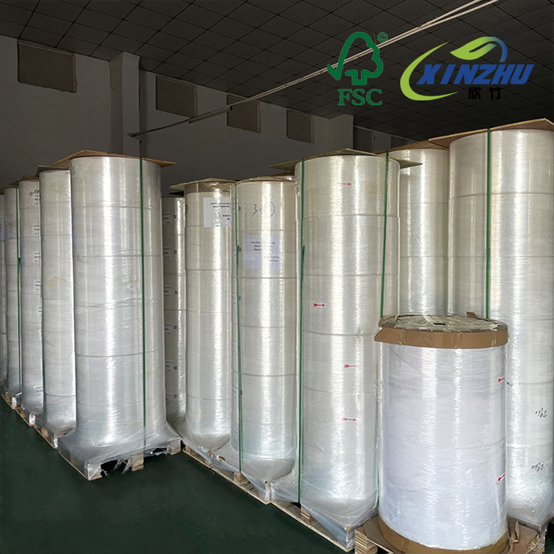 Jumbo Roll Low Temperature Resistant Self-Adhesive Paper Top Direct Thermal Label Material