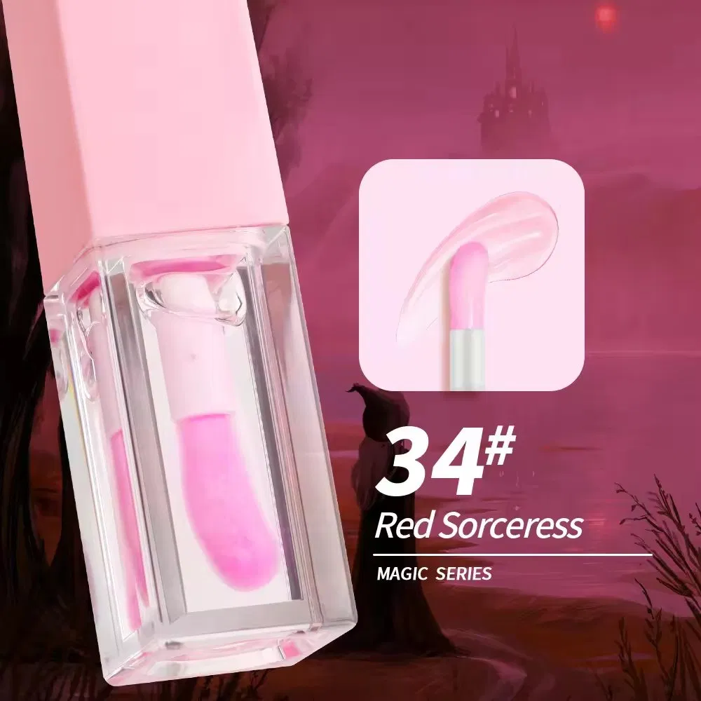 Wholesale Plumping Lip Oil Shimmer Glossy Private Label Changing Lip Plumper Oil