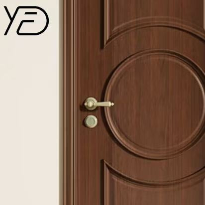 PVC Fire Entrance Composite Interior Door Veneer Fire Rated Timber Door Veneer Wooden Fire Hotel Room Door Fire Resistant Door for Hotel