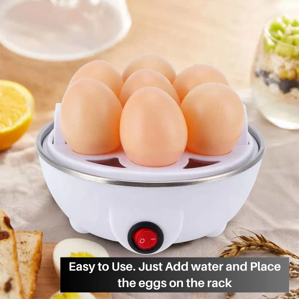 Scrambled Quick Breakfast Auto Shut off Rapid Electric Piercer Egg Cooker Boiler