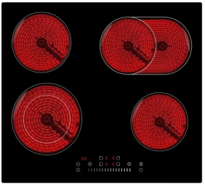 cETL Cerificed High Power 4&5 Burners Ceramic Hob Stove Highlight Hob
