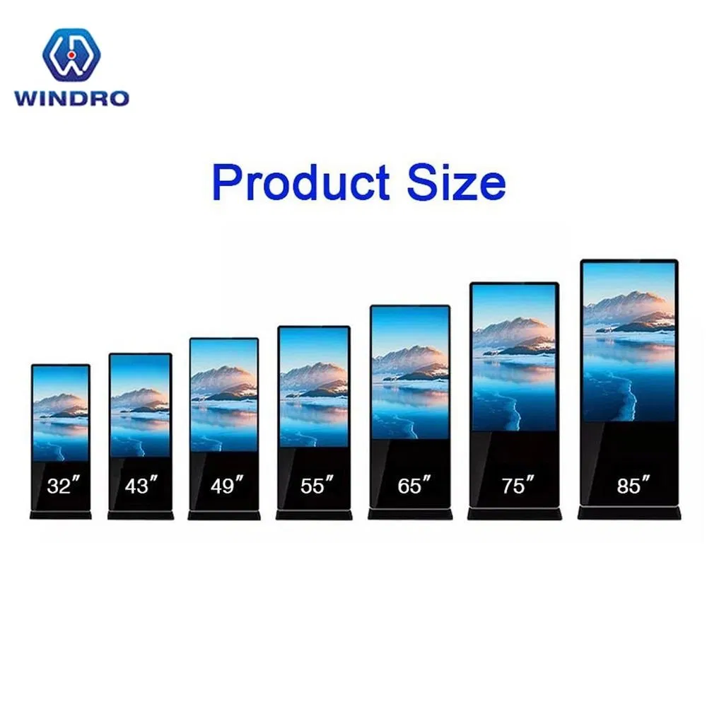 Интерактивный киоск Windro 65 дюймов с сенсорным экраном 4K