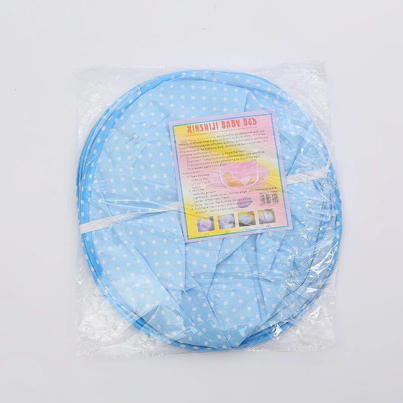 Customized Free-Standing Baby Crib Net Modern Design Foldable Cotton Bed Mosquito Net for Indoor/Outdoor Use for Travel