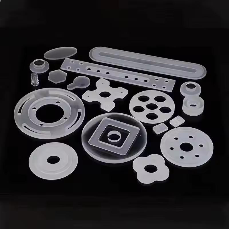 4/5/6mm OEM Tempered Satety Round Rectangular Flat Black Clear Ceramic/High Borosilicate 3.3/4 Quartz/Optical High Temperature Resistant Sheet Silk Screen Glass