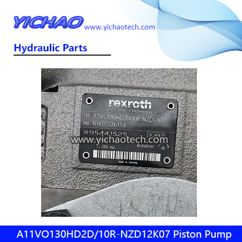 Original Rexroth A11vo Series De-89275 A11vo130HD2d/10r-NZD12K07, A11vo130le2s/10r-NZD12K07 Hydraulic Variable Piston Pump for Excavator/Loader/Bulldozer Parts