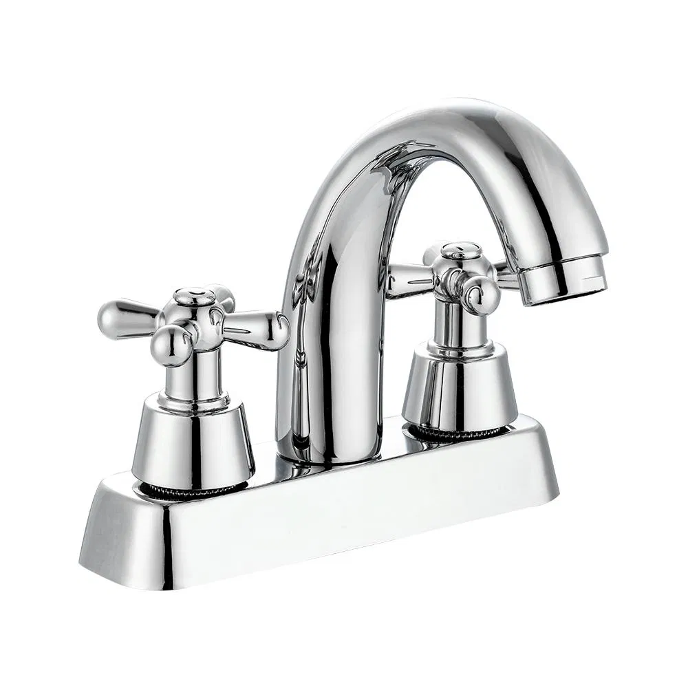 Смеситель для раковины с двойными ручками, водопад