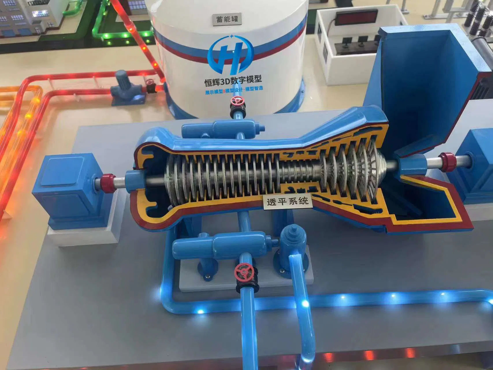 Aircraft Engine Model Making Suitable for Industrial Equipment Exhibitions