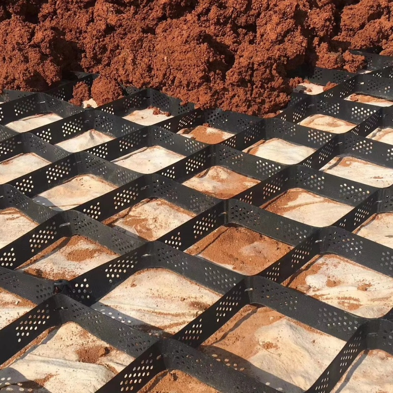 Ground Grids Gravel Driveway Stabilizer Plastic Geocell for Slope Protection Soil Reinforcement Road Construction