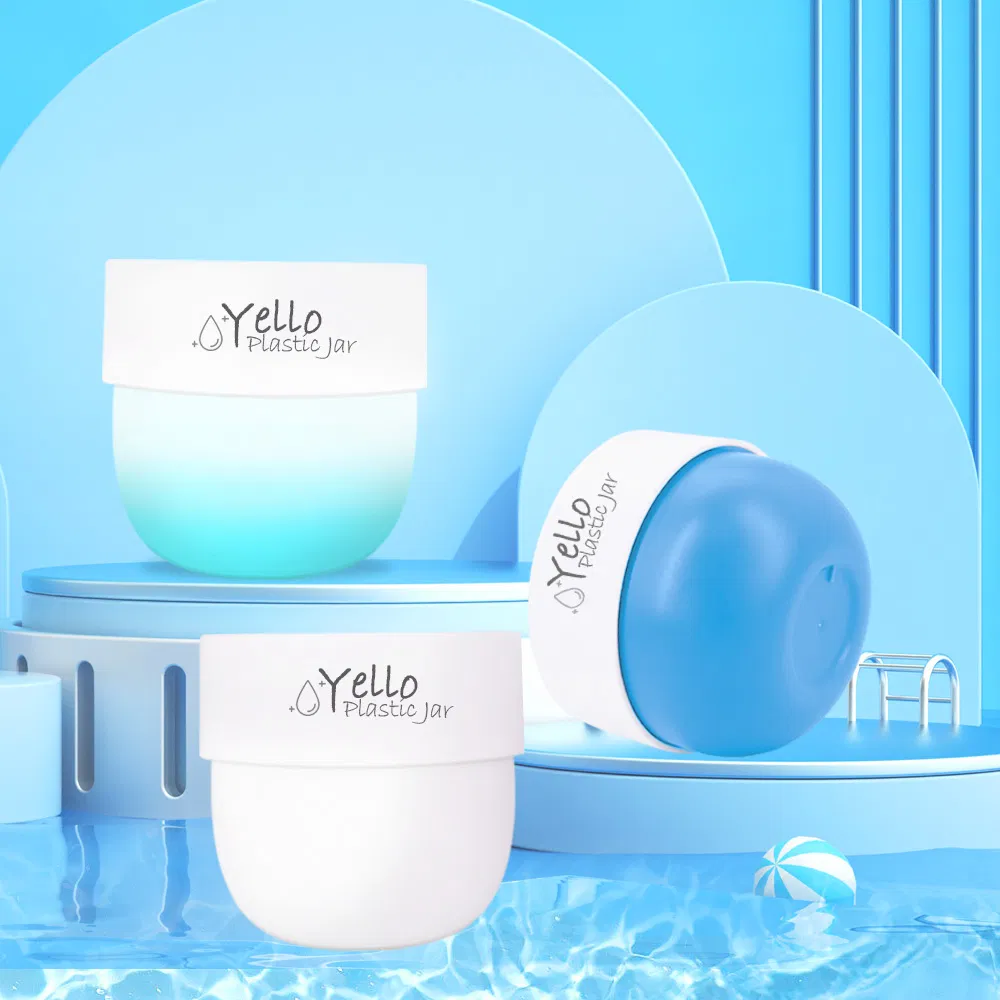Good-Selling 250ml 300ml Wide-Mouth Plastic Jars for Cosmetic Packaging Body Butter Container Cream Jars