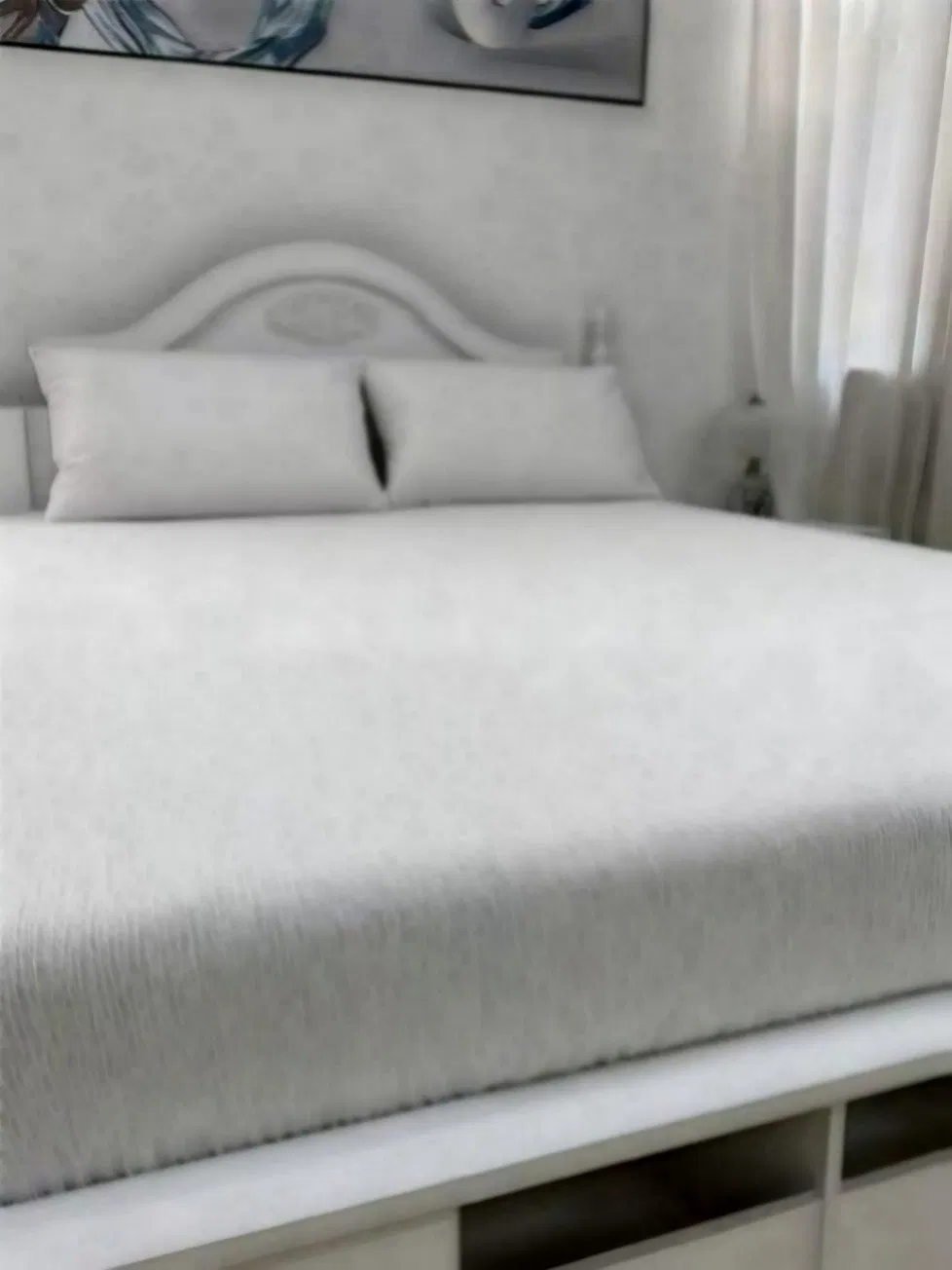 Odor Free Knitted Fabric Twin Size Waterproof Cover