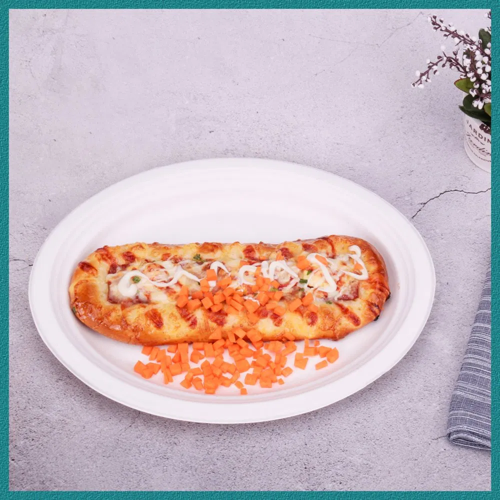 Clamshell Food Container 100% Environment-Friendly Biodegradable Plate