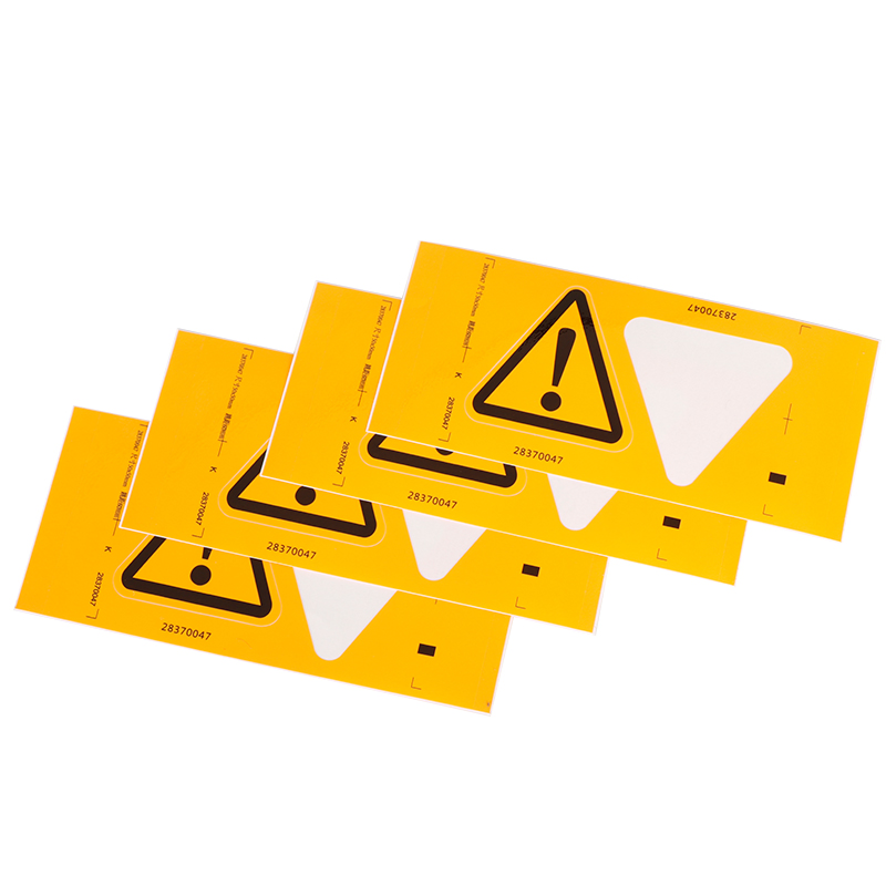 Weatherproof and Temperture Resistant Dangerous Noticed Warning Label Printing