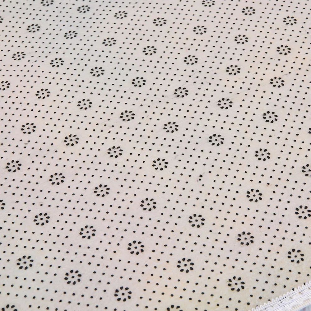 Soft Plush Floor Rug Machine Washable Fluffy Mat for Bathroom Living Room