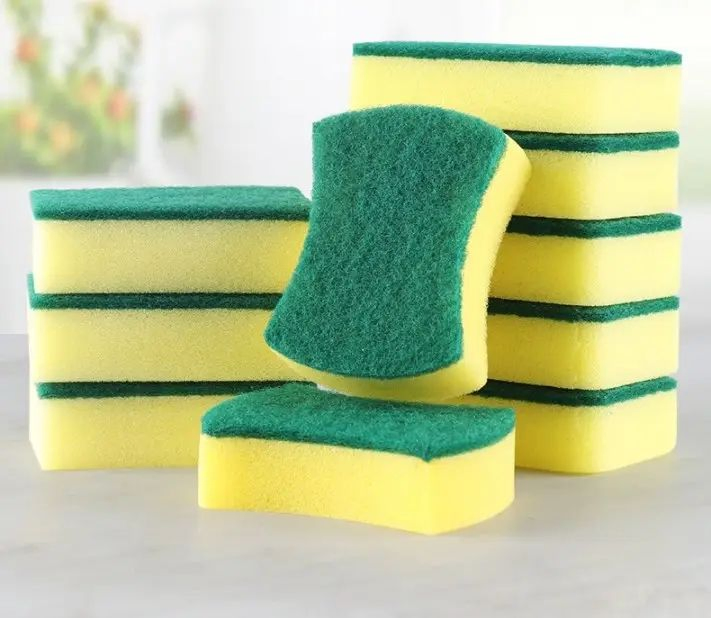 Wholesales Heavy Duty Non-Scratch Scrub Kitchen Washing Dishwashing for Dish Kitchen Sponges