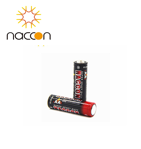 AA R6p 1.5V Carbon Zinc Super Battery with MSDS, RoHS, ISO Certificates